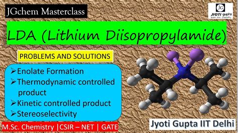 Lda Diisopropylamide Organic Chemistry Reagents Bsc Msc Csir
