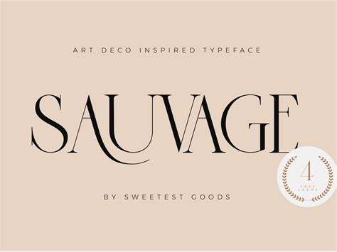 Sauvage Elegant Font Free Logos In 2020 Elegant Fonts Free