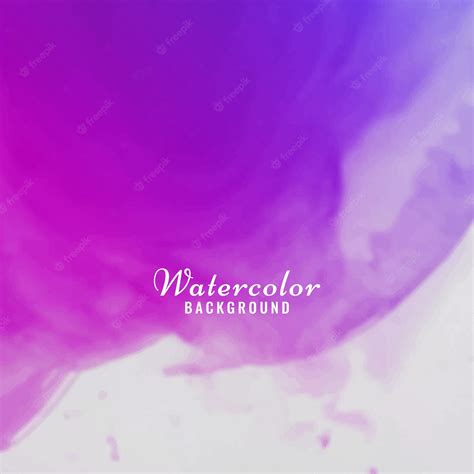 Premium Vector Purple Watercolor Background Texture