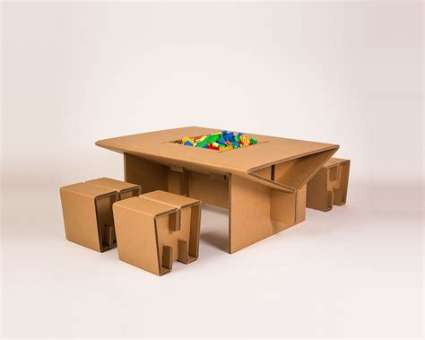 Cardboard Tables And Desks Chairigami