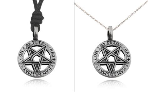 Lovely Pentagram 5 Pointed Star Silver Pewter Charm Necklace Pendant