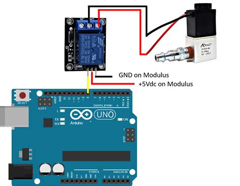 1 Channel Relay Module And Air Valve Arduino Project Hub