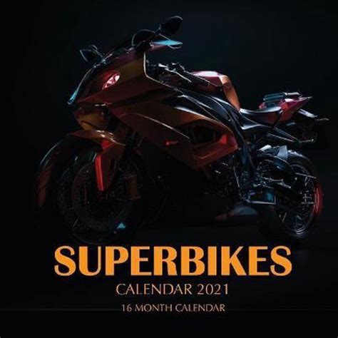 Superbikes Calendar 2021 Golden Print 9798684209840 Boeken