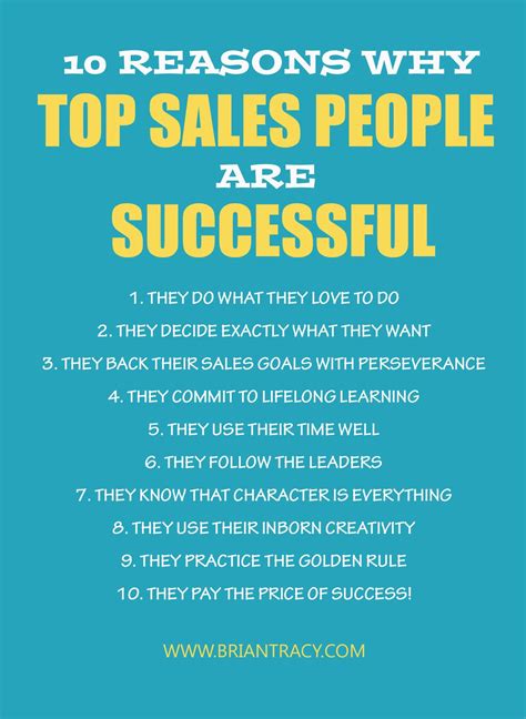 10 Reasons Why Top Sales People Are Successful Boost Your