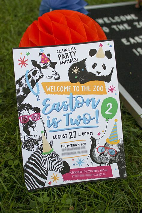 Welcome To The Zooeaston Is Two Party Animal Celebration Just Add