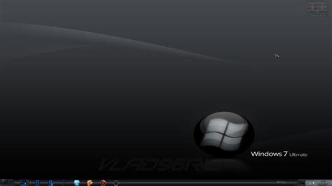 Скачать тему Black Glass 3 By Tono3022 для Windows 7