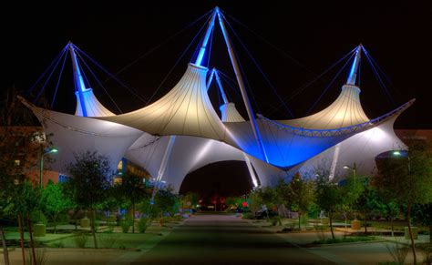 Cable And Membrane Tensile Structure Asu Skysong Innovation Center