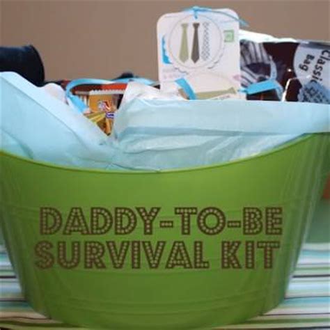 It celebrates the delivery or expected birth of a child or the transformation of a woman into a mother. New Daddy Survival Kit - Tip Junkie