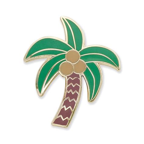 Coconut Tree Lapel Pin