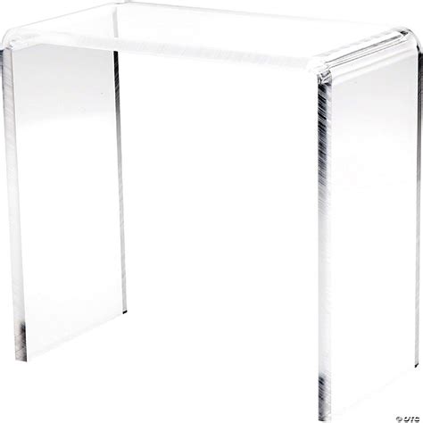 Plymor Clear Acrylic Vertical Rectangular Display Riser 10 H X 10 W