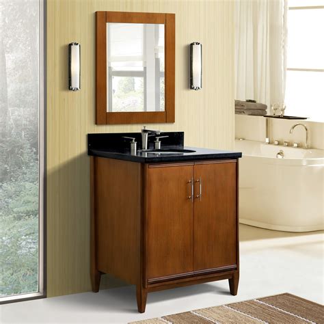 Get 36 in kitchen countertop for every room in your home. 31" Single Sink Vanity in Walnut Finish with Countertop ...