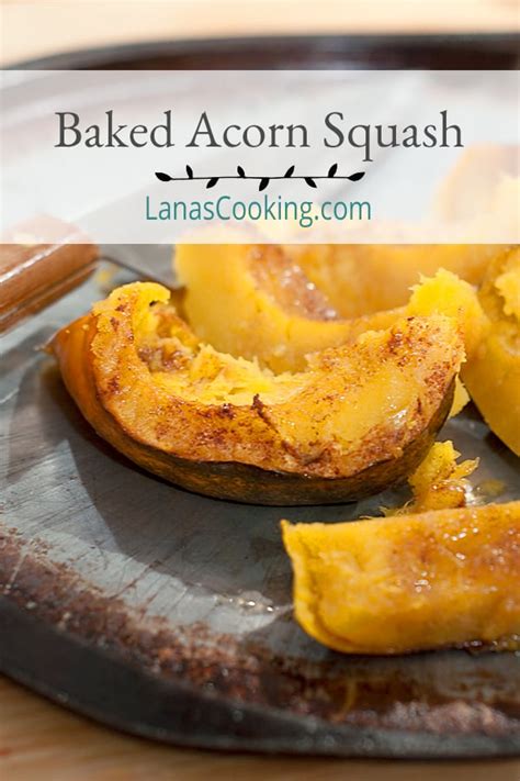 Baked Acorn Squash Recipe From Never Enough Thyme