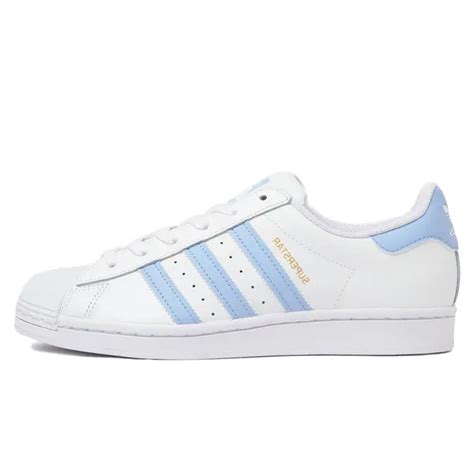 Adidas Superstar White Pale Blue Where To Buy H05645 The Sole