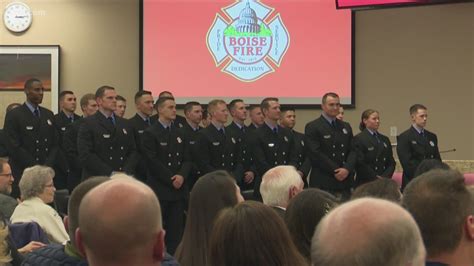 Boise Fire Welcomes 21 New Firefighters In Departments Largest