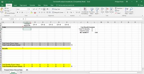 Excel applies the format you chose, i.e. Cost Benefit Analysis Template for Excel - Template trader