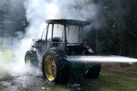 Tractor Destroyed By Fire Kosciusko News 247