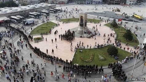 Turkey May Day Protests Hit By Tear Gas Near Taksim Square Bbc News