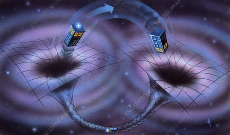 Artwork Of Time Travel Through A Wormhole Stock Image R9800033