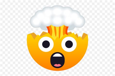 Emoji Exploding Head To Copy Paste Wprock Mind Blown Emoji Upside Down Face Emoji Free