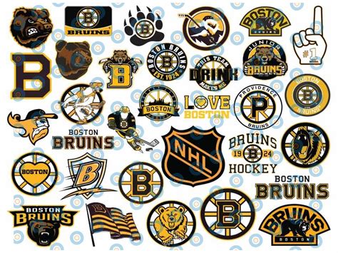 32 Files Boston Bruins Bundle Svg Bruins Svg Nhl Svg Nhl Inspire