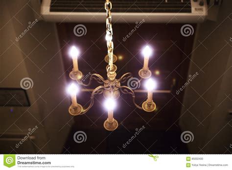 Beautiful Castle Round Chandelier Stock Photo Image Of Electric