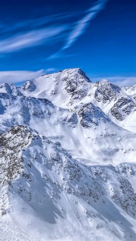 Snowy Mountains Austrian Alps Hd Wallpaper