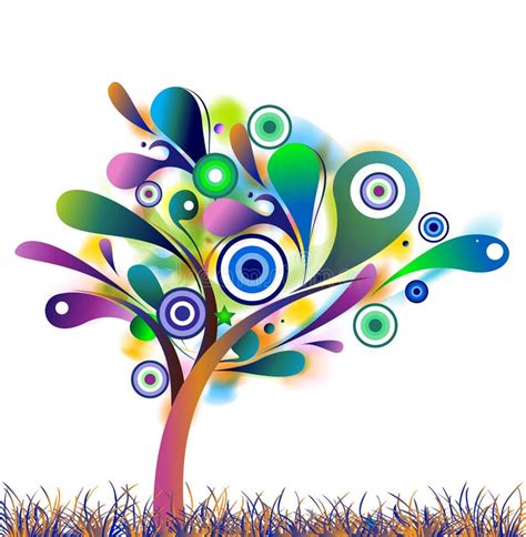 750 Colorful Tree Vector Free Stock Photos Stockfreeimages