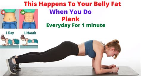 How To Get A Flat Stomach In A Month At Home Plank Every Day For 1