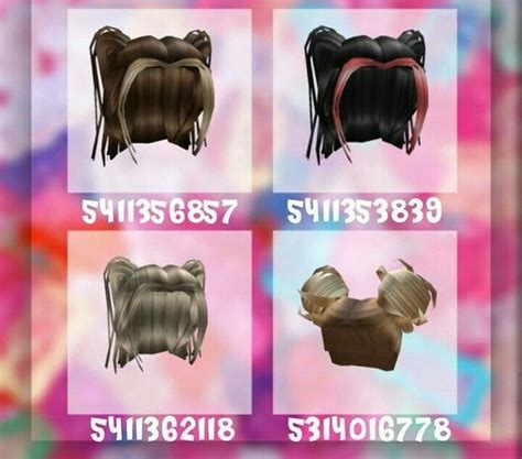 These ids and codes can be used for popular roblox games like salon or rhs. Hair #11 not mine in 2020 | Roblox codes, Decal design, Roblox pictures