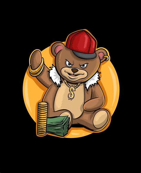 Red Gangster Teddy Bear Ubicaciondepersonascdmxgobmx