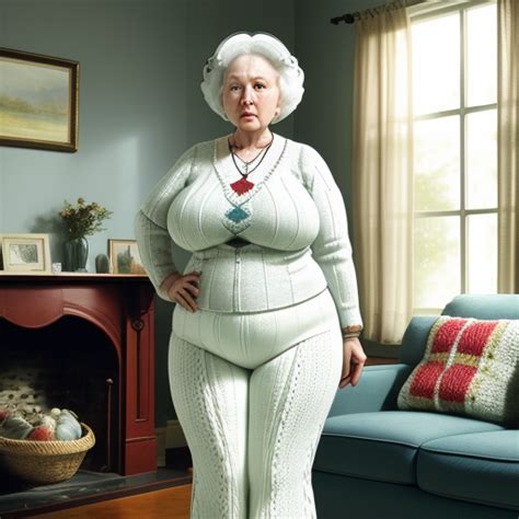 Ai Res White Granny Wide Hips Big Hips Big Thighs