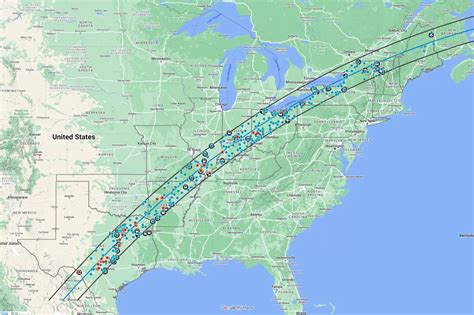 Total Solar Eclipse 2024 Interactive Map Live Willa Junina
