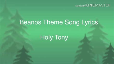 Spongebobchasefreestyle Beanos Theme Song Lyrics Youtube