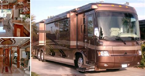 Class b motorhomes will take the luxury features up a notch, and if you like to travel in grandeur, the galleria is where it's at. This Luxury Motorhome with 4 Slide Outs
