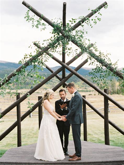 Garden Inspired Mountain Wedding At Devils Thumb Ranch Colorado Real