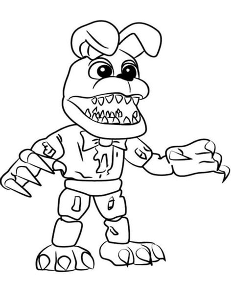 Free And Easy To Print Fnaf Coloring Pages Tulamama