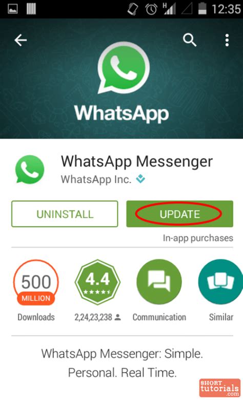 Whatsapp web app is going to update with video and voice. click update whatsapp