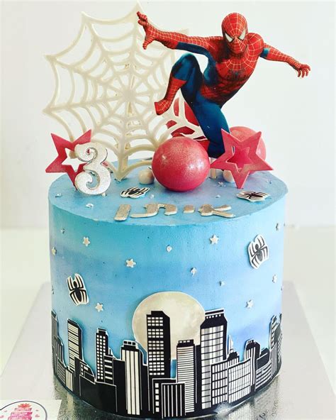 Spiderman Cake Spiderman Cake Decor Photo And Video