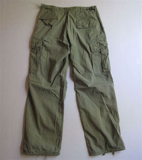 Vtg 1969 Vietnam War Us Military Army Pants Trousers Cargo Jungle