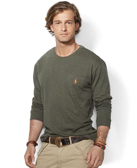 Widest selection of new season & sale only at lyst.co.uk. Polo Ralph Lauren Classic-Fit Long-Sleeved Jersey Pocket ...