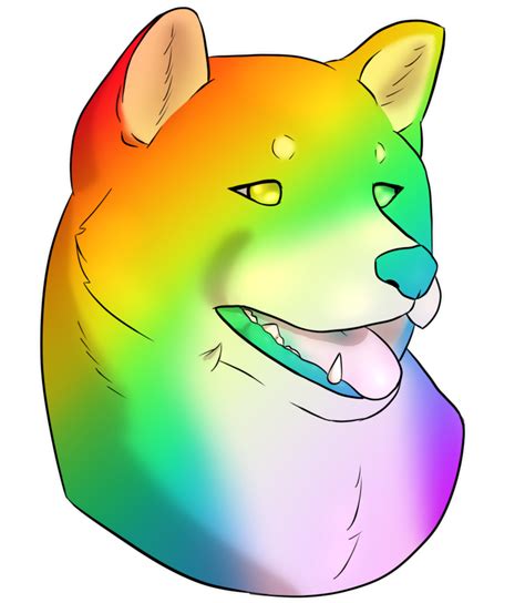 Rainbow Doge By Sardonicpsycho On Deviantart