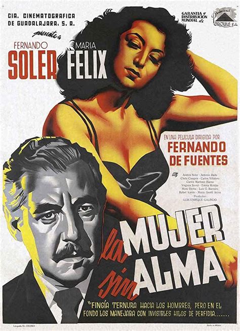 La Mujer Sin Alma 1944 Mejores Carteles De Películas Peliculas Del Cine Mexicano Cine De