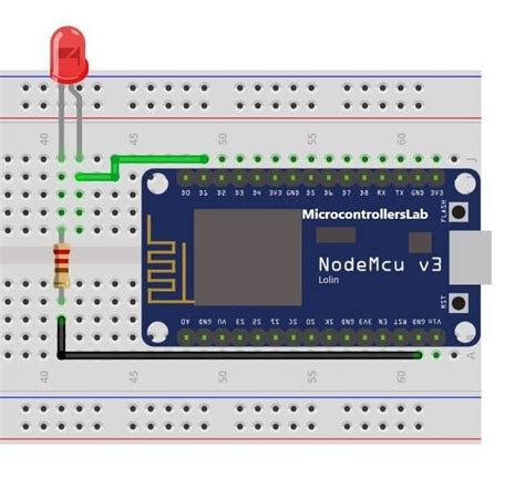 Arduino Er Blink Nodemcu On Board Led Using Ide With Esp8266 Core For