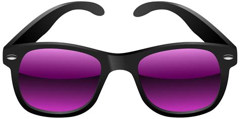 Sunglasses Clip Art Black And Purple Sunglasses Png Clipart Image Png