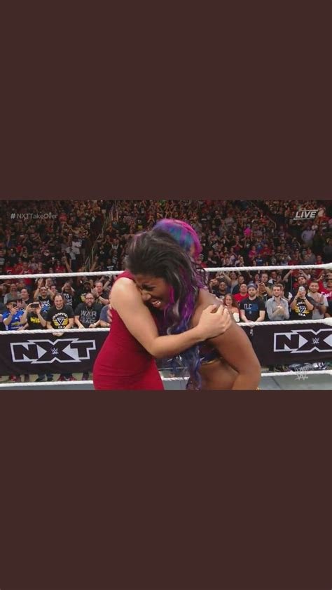 Sweet Moment Between Asuka And Nxt Womens Champion Ember Moon Womens