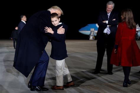 Soft Side On Display Donald Trumps Heavenly Hug With His Adoring