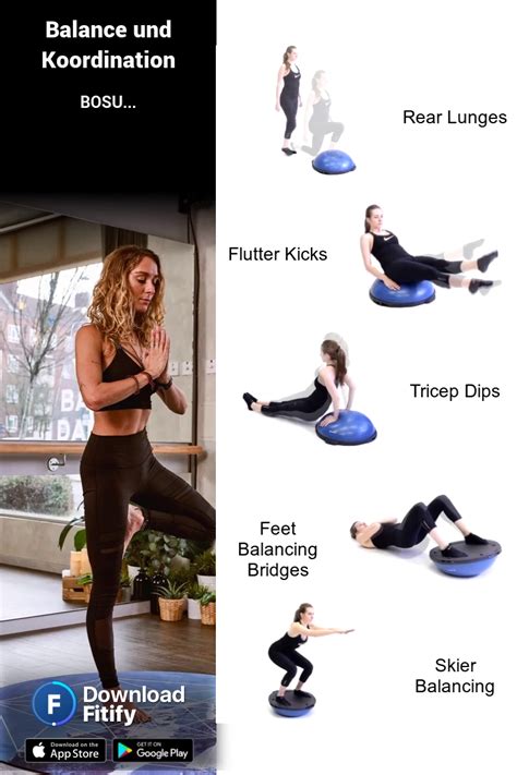 Abnehmen durch yoga ist gesund und effektiv. Balance und Koordination BOSU... Diese Übung ist großartig ...