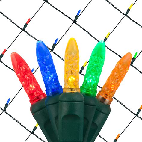 Wintergreen Lighting 4 X 6 Multi Color Led Outdoor Christmas Net
