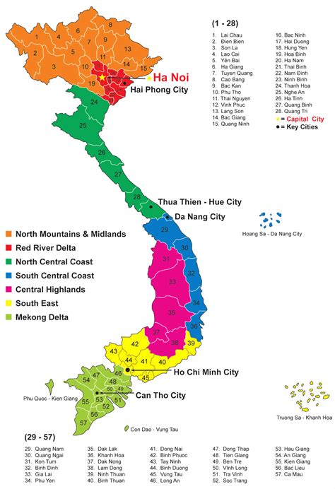 Việt Nam có bao nhiêu tỉnh thành Tỉnh nào có thu nhập bình quân đầu