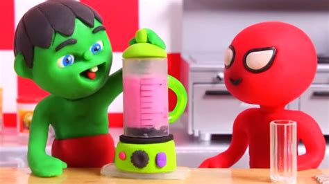Tommy And His Friends Making Healthy Smoothies 💕 Cartoons For Kids